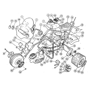 Replacement Parts Diagram and Parts List for 5681  Power Wheels Ride-On Cars